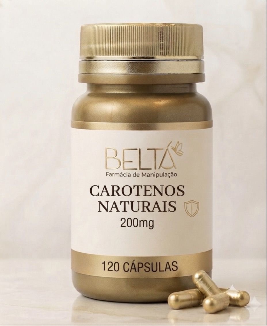 Carotenos Naturais 200mg - 120 Cápsulas