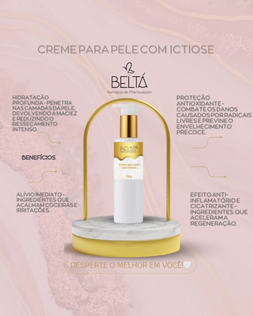 FORMULAÇÃO PARA ICTIOSE 1 CREME 250G + 1 XAROPE 100ML  + 1 SABONETE 250ml.