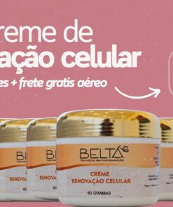 Para auxiliar no tratamento vitiligo 10 POTES CREMES RENOVAÇÃO CELULAR 60 GRMAS CADA