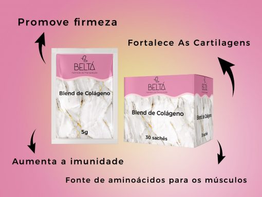 Sachês com aminoácidos, colágeno verisol,vitaminas, para estimular pigmentação pele com vitiligo - 30 saches