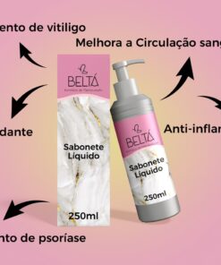 Alternative view of 1 creme para auxiliar no tratamento de pele com vitiligo + 120 caps carotenos + 120 caps anti stress + 1 sabonete espumador com mama cadela e piperina