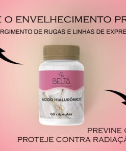 Ácido hialurônico com vitaminas - 60 cápsulas