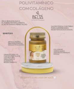 Alternative view of Polivitaminico com colágeno - 60 cápsulas .