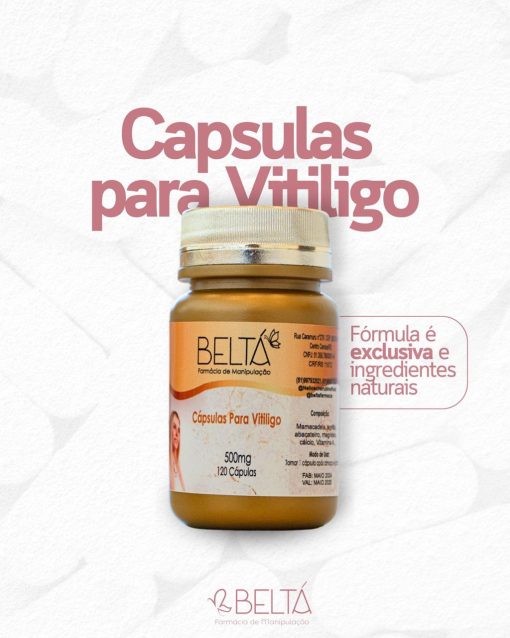 COMPOSTO PARA VITILIGO COM MAMA CADELA - 120 cápsulas