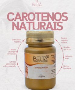 Carotenos Naturais infantil - 120 Cápsulas