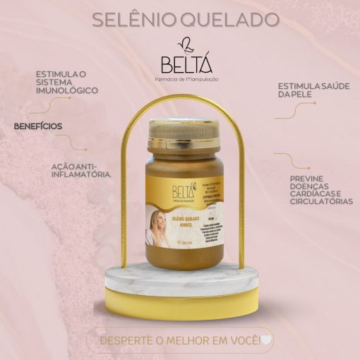 Selênio Quelato 400mcg  - 60 cápsulas