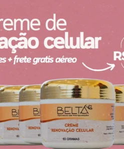 Para auxiliar no tratamento vitiligo 10 POTES CREMES RENOVAÇÃO CELULAR 60 GRMAS CADA