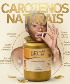 Carotenos Naturais 200mg - 120 Cápsulas