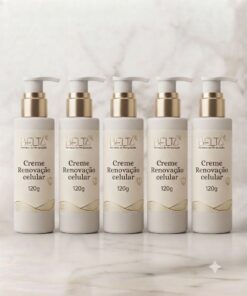 Creme para auxiliar nos cuidados da pele com Vitiligo - Creme renovação celular 120g - 5 frascos